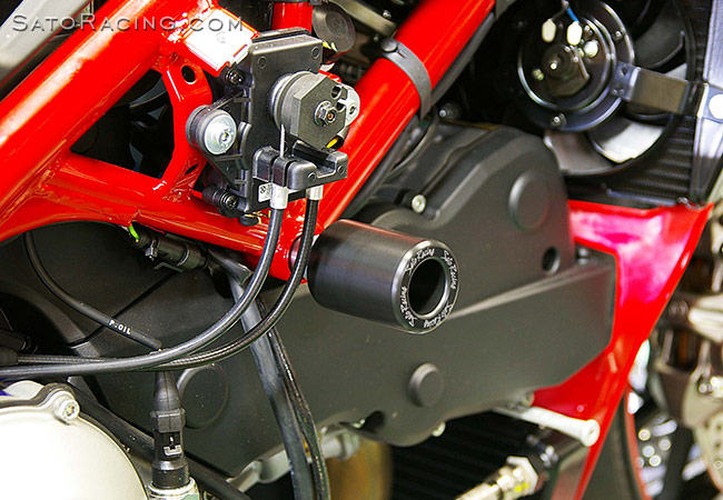 SATO RACING | Frame Sliders - Ducati 1198 / 1098 / 1098S / 848 / 848 EVO
