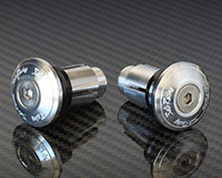 FLAT-style Handle Bar Ends with 14-16mm/18-19mm Inserts + Spacer Collars for Honda +various