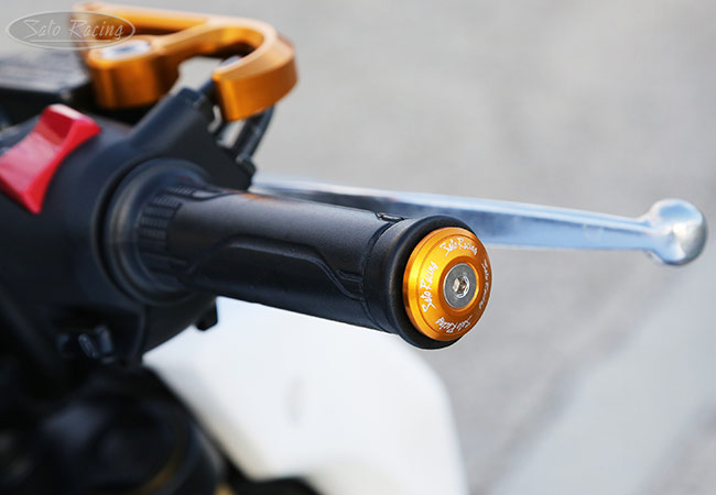 SATO RACING Handle Bar Ends - FLAT style for Honda +various