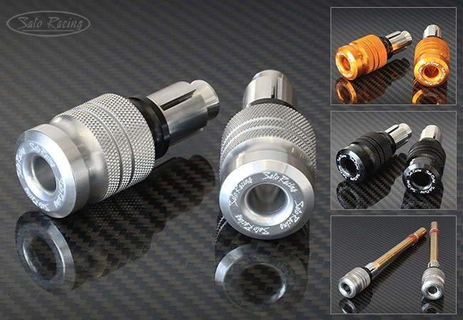 SATO RACING Handle Bar Ends - LONG style for Honda +various