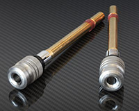 LONG-style Handle Bar Ends with 14-16mm/18-19mm Inserts + Spacer Collars + Inner Weights for Honda +various