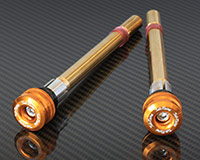 SHORT-style Handle Bar Ends + Spacer Collars + Inner Weights for Honda +various