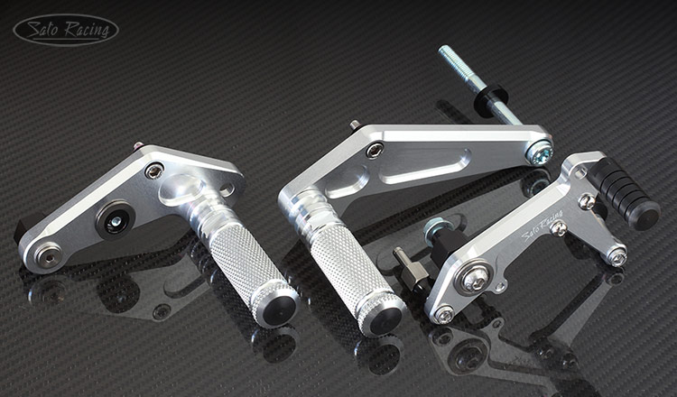 SATO RACING BMW F900R Rear Sets kit in Silver