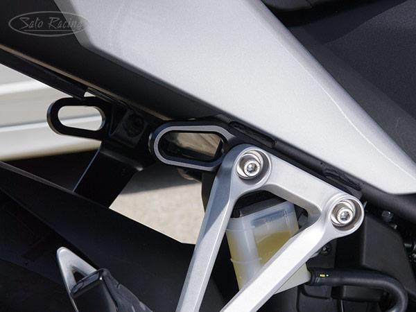 SATO RACING Street Hooks on a Honda CBR250R [R]-side