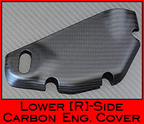 Carbon Lower R Engine Cover