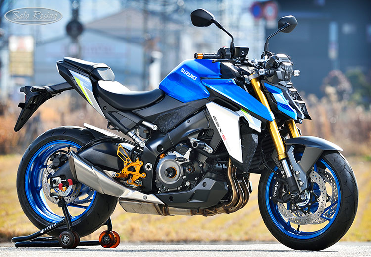 2022 Suzuki GSX-S1000 with SATO RACING Frame Sliders and many other parts