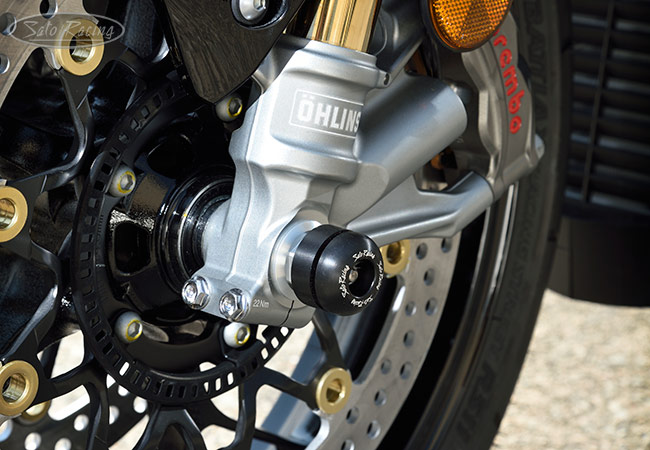 SATO RACING Front Axle Sliders for '20+ Honda CBR1000RR-R - L-sde