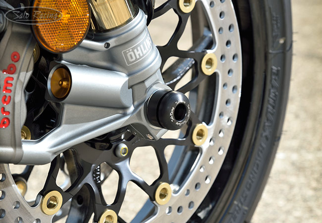 SATO RACING Front Axle Sliders for '20+ Honda CBR1000RR-R