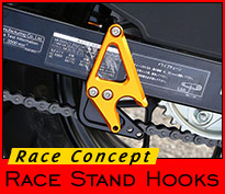 Stand Hooks + Sprocket Guard