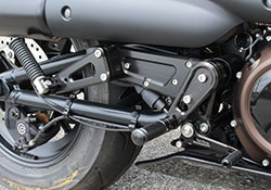 SATO RACING H-D Sportster S Rear Sets with Tandem Brackets