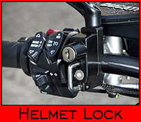 Universal Handle Bar-mount Helmet Lock