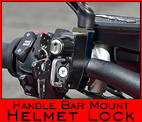 Universal Handle Bar-mount Helmet Lock