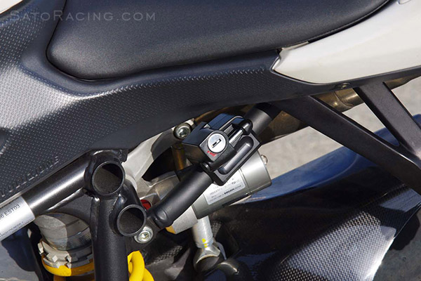 Sato Racing Helmet Lock for Ducati 1098-series and Hypermotard