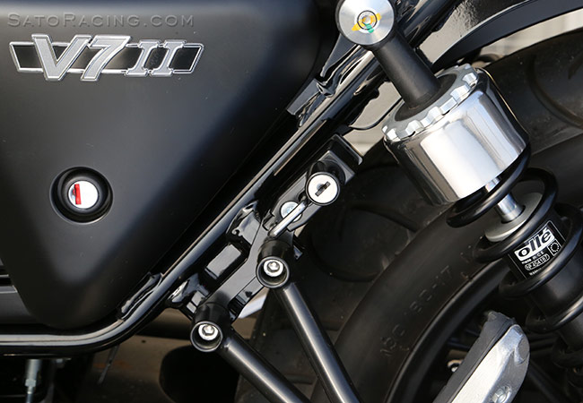 SATO RACING Helmet Lock for Moto Guzzi V7 and V7 II