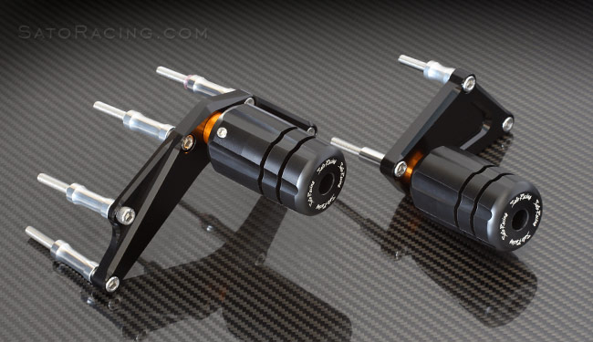 SATO RACING Engine Sliders for '15- Kawasaki H2