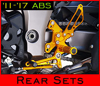 ABS-compatible Rear Sets