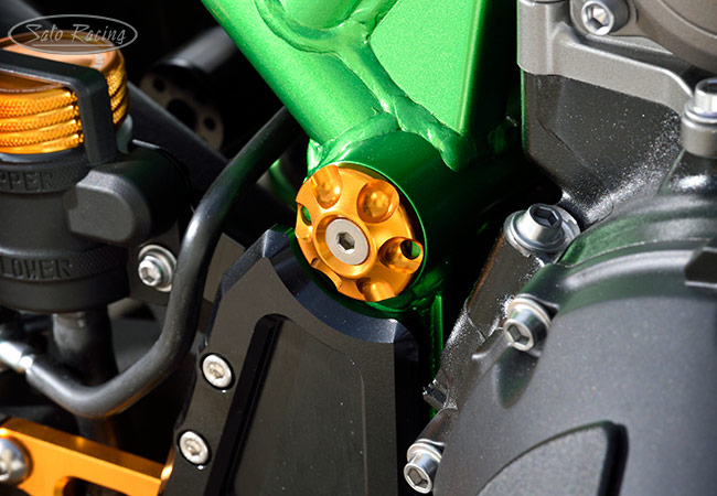 SATO RACING Rear Frame Plugs for Kawasaki Z-H2