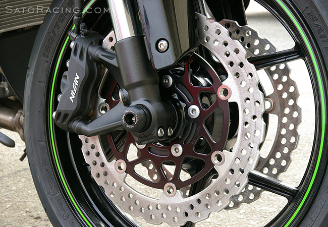 SATO RACING ZX-6R ('09-'12) / ZX-10R ('08-'15) Front Axle Sliders