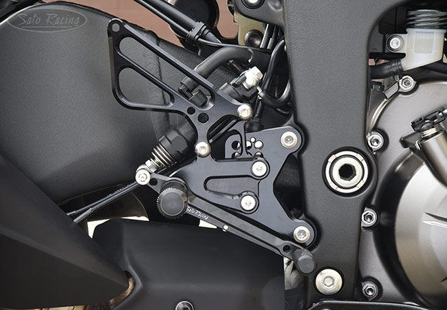 SATO RACING Rear Sets (L-side) for 2019 Kawasaki ZX-6R