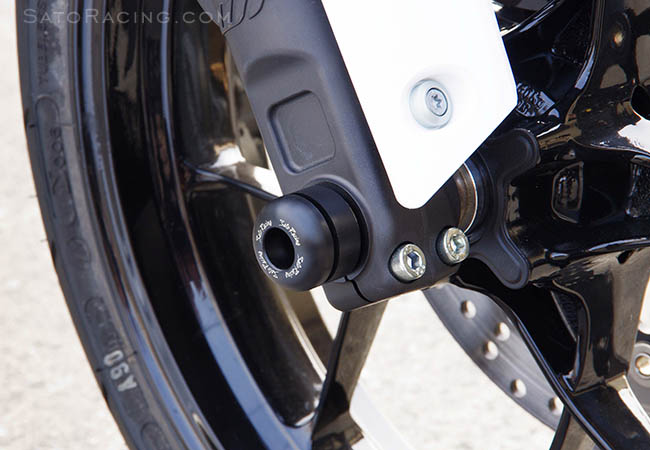 SATO RACING KTM 690 Duke ('12- ) Front Axle Sliders