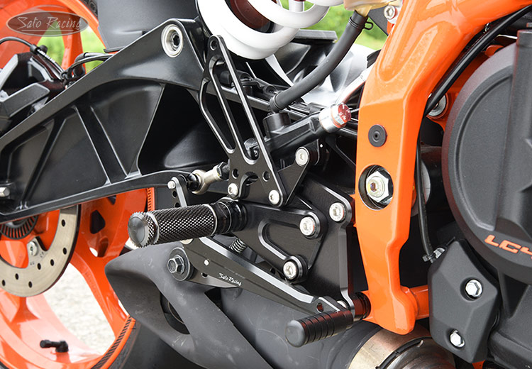 SATO RACING KTM 390 Duke '24- Rear Sets [R]-side
