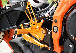SATO RACING Racing Hooks for 2024+ KTM 390 Duke