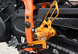 SATO RACING Rear Sets for 2024+ KTM 390 Duke