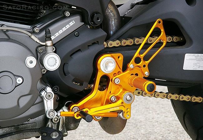 SATO RACING Ducati Monster 696 Rear Sets [L]-side