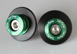 SATO RACING Type2 Swingarm Spools in Green