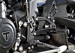 SATO RACING Rear Sets for 2023+ Street Triple 765