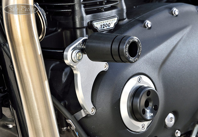 SATO RACING Frame Sliders for 2016 and up Triumph Thruxton/R, Bonneville and Street Twin