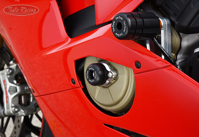 SATO RACING Timing Hole Plug L Engine Slider for Ducati Panigale V4 and Streetfighter V4