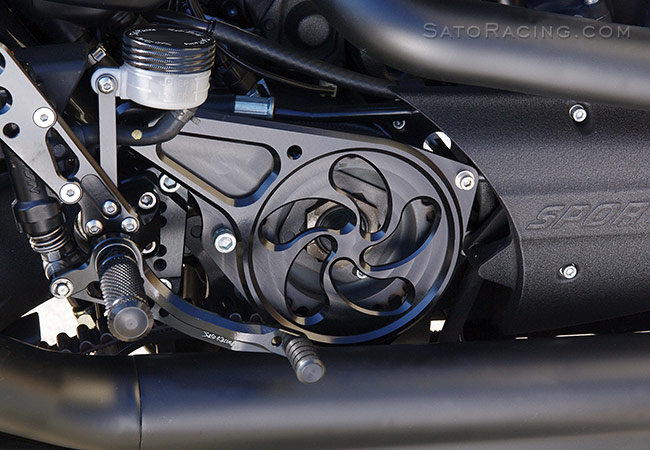 Sato Racing H-D Sportster XR1200 Pulley Cover