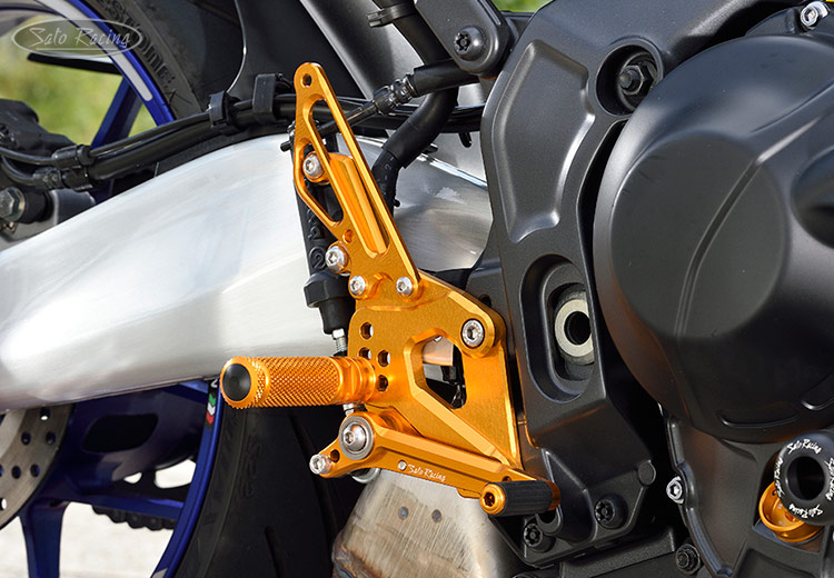 SATO RACING Yamaha MT-09 '21-'23/ XSR900 '22-'23 Rear Sets [R]-side in Gold
