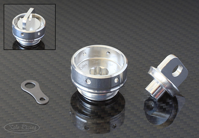 Oil Filler Cap Y-OFCAP-RS with optional quickwrench and Ti Locking Plate