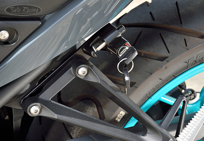 SATO RACING Helmet Lock for 2019+ Yamaha YZF-R3/ R25