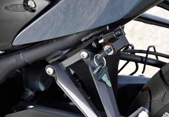 SATO RACING Helmet Lock for 2019+ Yamaha YZF-R3/ R25