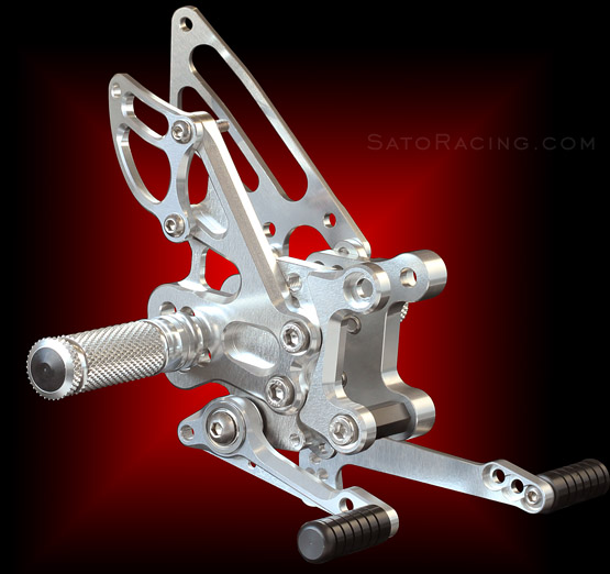SATO RACING Aprilia RSV4 APRC '11- Rear Sets [R]-side
