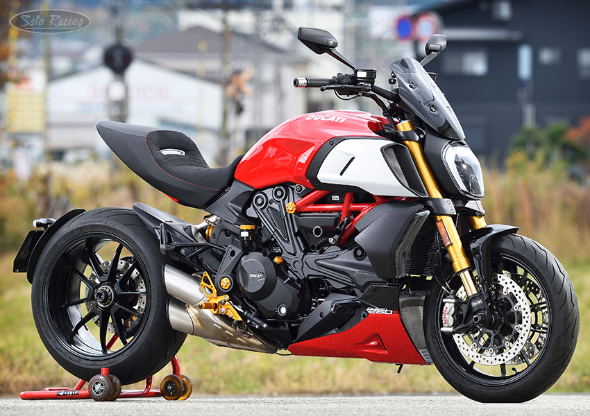 Ducati Diavel 1260 decked out in Sato Racing Parts