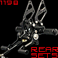 1198 Rear Sets
