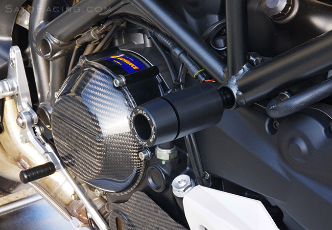 Sato Racing Ducati Streetfighter / Multistrada 1200 Frame Sliders - Right side