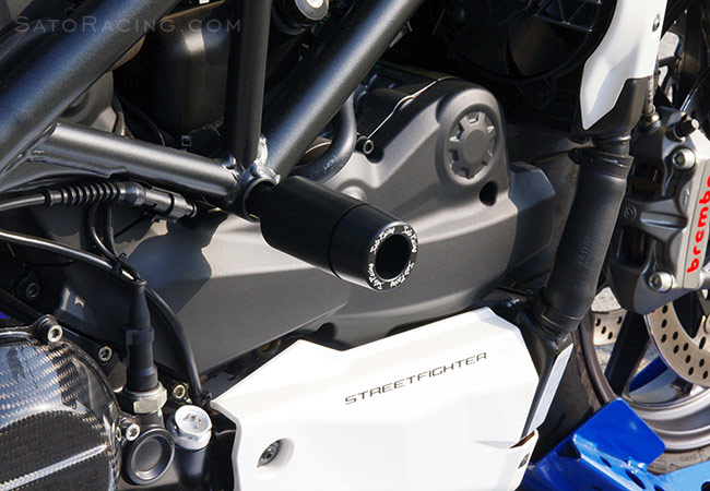 Sato Racing Ducati Streetfighter / Multistrada 1200 Frame Sliders - Right side