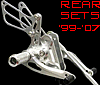 '99-'07 Hayabusa Rear Sets