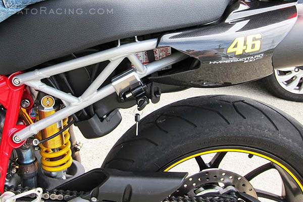 Sato Racing Helmet Lock for Ducati 1098-series and Hypermotard