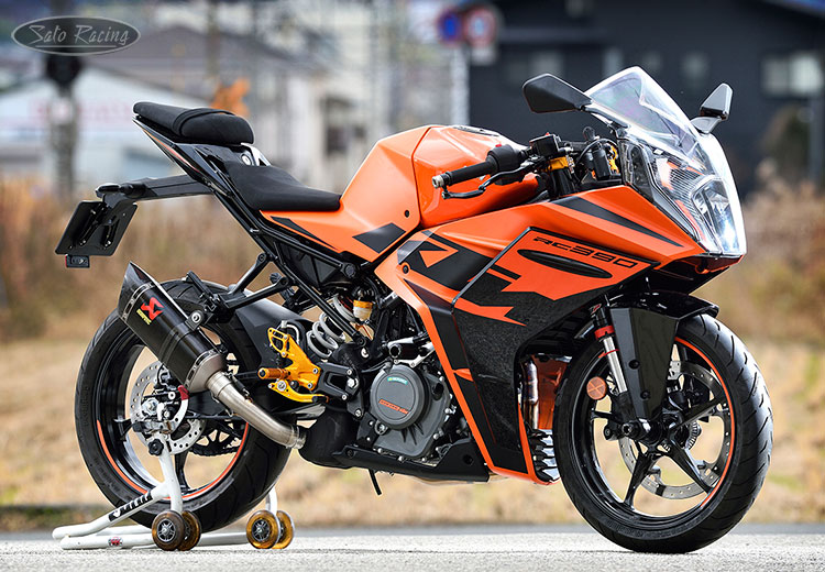 2022 KTM RC390 loaded with SATO RACING parts