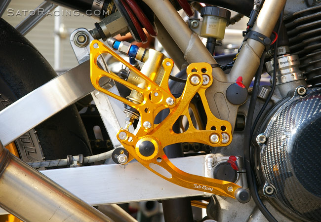 SATO RACING Ducati MH900e/ SS900 Type 2 Rear Sets [R]-side