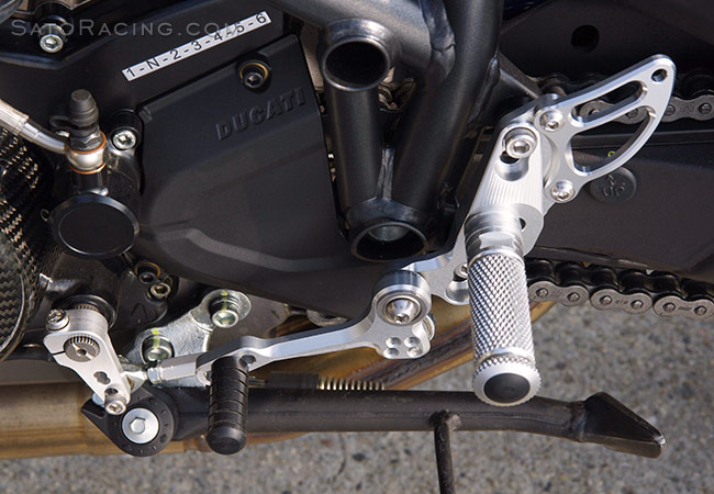 SATO RACING Ducati Streetfighter Rear Sets [L]-side