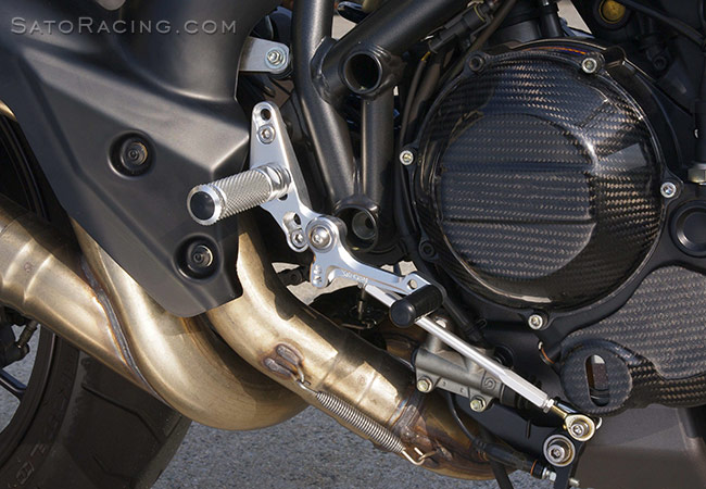 SATO RACING Ducati Streetfighter Rear Sets [R]-side
