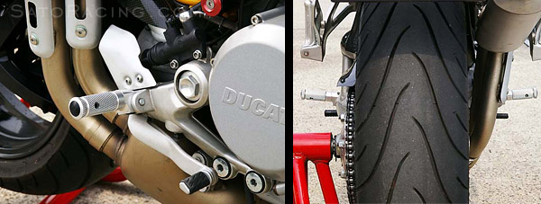 Ducati with Sato Racing Universal Pegs