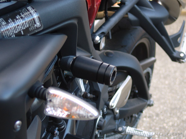 Sato Racing Triumph Street Triple 2007-12 Frame Slider [L]-side